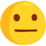 Rosto Neutro Emoji 😐 image - Facebook Messenger (2016) style
