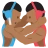People Wrestling: Medium-Dark Skin Tone