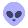Эмодзи Инопланетянин 👽 image - Tossface style