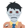 Man Zombie Emoji 🧟‍♂️ image - Twitter / X (Twemoji) style
