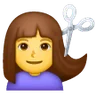 Woman Getting Haircut Emoji 💇‍♀️ image - Samsung style