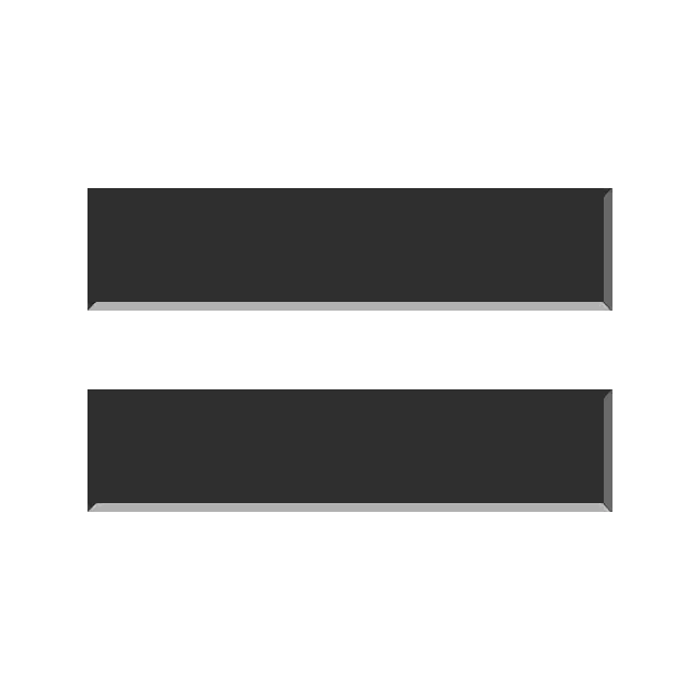 Heavy Equals Sign