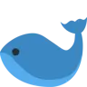 Whale Emoji 🐋 image - Twitter / X (Twemoji) style