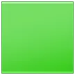 Gran cuadrado verde