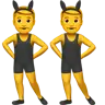 Men With Bunny Ears Emoji 👯‍♂️ image - Apple style