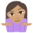 Person Shrugging: Medium Skin Tone