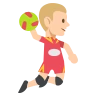 Person Playing Handball: Medium-Light Skin Tone Emoji 🤾🏼 image - EmojiTwo style