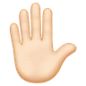 Raised Hand: Light Skin Tone Emoji ✋🏻 image - Huawei Harmony OS style