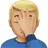 Man Facepalming: Medium-Light Skin Tone