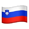 Flag: Slovenia Emoji 🇸🇮 image - Apple style