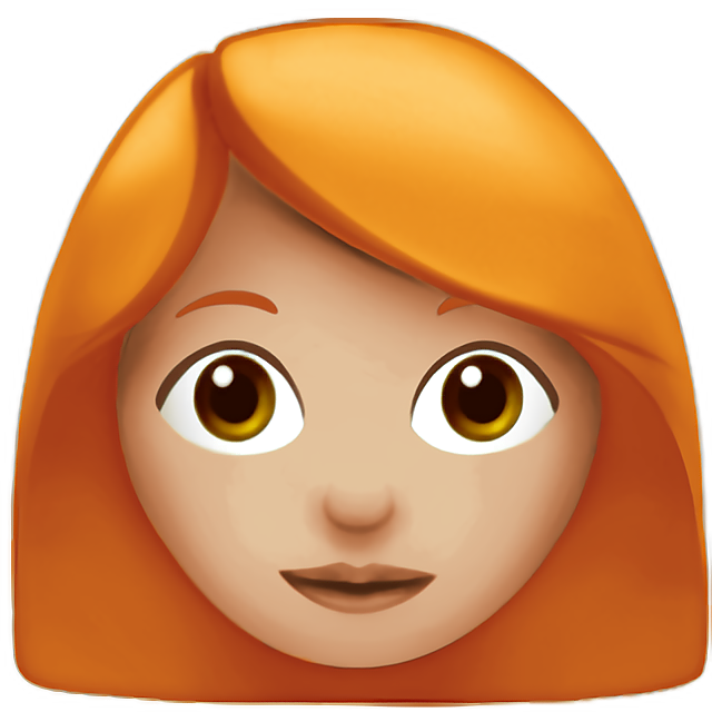 Woman: Medium-Light Skin Tone, Red Hair