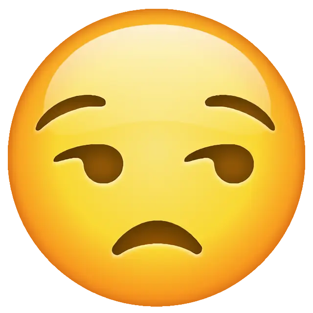 Unamused Face