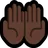 Palms Up Together: Dark Skin Tone