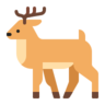 Deer Emoji 🦌 image - Microsoft Classic 2D style