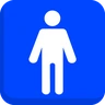 Męski symbol Emoji 🚹 image - Skype style