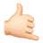 Call Me Hand: Light Skin Tone