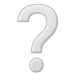 White Question Mark
