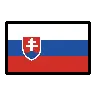 Flag: Slovakia Emoji 🇸🇰 image - OpenMoji style