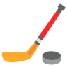 アイスホッケーのスティックとパック Emoji 🏒 image - Google Noto Color style