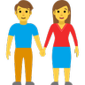 Emoji Férfi és nő kézenfogva 👫 image - Skype style