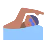 Man Swimming: Medium Skin Tone Emoji 🏊🏽‍♂️ image - Tossface style