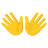 Signo de manos abiertas