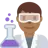 Man Scientist: Medium-Dark Skin Tone
