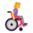Woman In Manual Wheelchair Facing Right