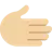 Rightwards Hand: Medium-Light Skin Tone