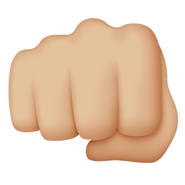 Oncoming Fist: Medium-Light Skin Tone