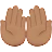 Palms Up Together: Medium Skin Tone