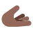 Palm Up Hand: Medium-Dark Skin Tone