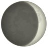 ワックスの三日月のシンボル Emoji 🌒 image - Emojidex style