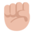 Raised Fist: Medium-Light Skin Tone