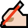 Writing Hand: Light Skin Tone Emoji ✍🏻 image - Microsoft Windows 10 Segoe UI Emoji style