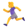 Woman Running Emoji 🏃‍♀️ image - Microsoft 3D Fluent style