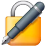 Cadenas sous stylo plume Emoji 🔏 image - Samsung style