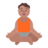 Person In Lotus Position: Medium Skin Tone