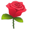 Rosa Emoji 🌹 image - Emojidex style