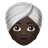 Person Wearing Turban: Dark Skin Tone