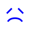 실망한 얼굴 Emoji 😞 image - Docomo style