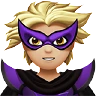 Supervillain: Medium-Light Skin Tone Emoji 🦹🏼 image - Apple style
