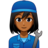 Woman Mechanic: Medium-Dark Skin Tone