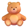 Emoji Teddi maci 🧸 image - Microsoft 3D Fluent style