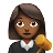 Woman Judge: Medium-Dark Skin Tone