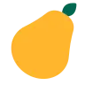 Poire Emoji 🍐 image - Tossface style