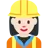 Woman Construction Worker: Light Skin Tone