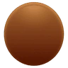 Duże brązowe koło Emoji 🟤 image - Huawei Harmony OS style