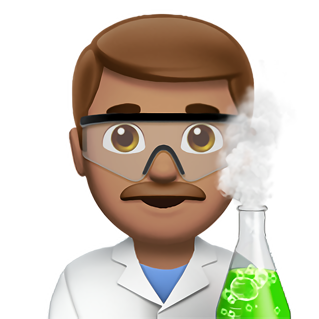 Man Scientist: Medium Skin Tone