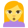 Persona con cara de mala cara Emoji 🙎 image - EmojiTwo style